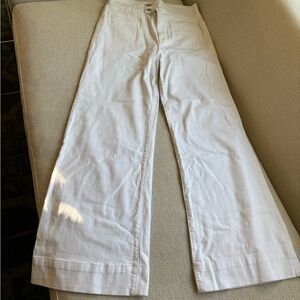 Frame Denim Cream Flare Jeans